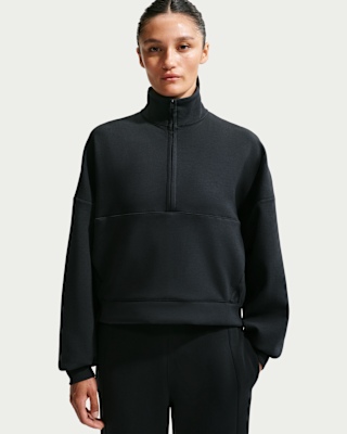 Nike 24.7 ImpossiblySoft Women's Dri-FIT Oversized 1/2-Zip Top
